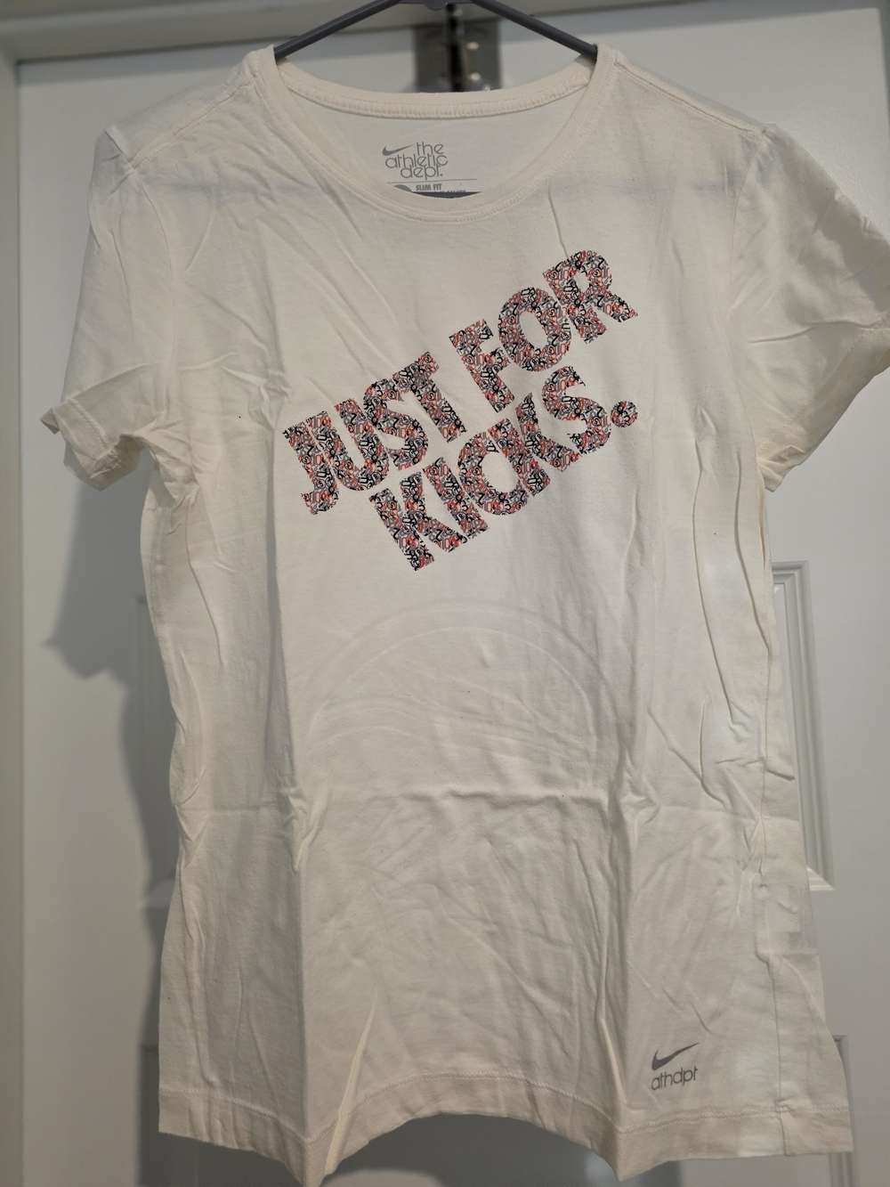 Nike "Just For Kicks" Graphic Tee - White